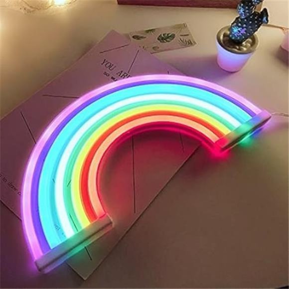 Cute Rainbow Light Signs for Kids Gift's Gift LED Rainbow NeonSigns Rainbow Lamp - Picture 6 of 6
